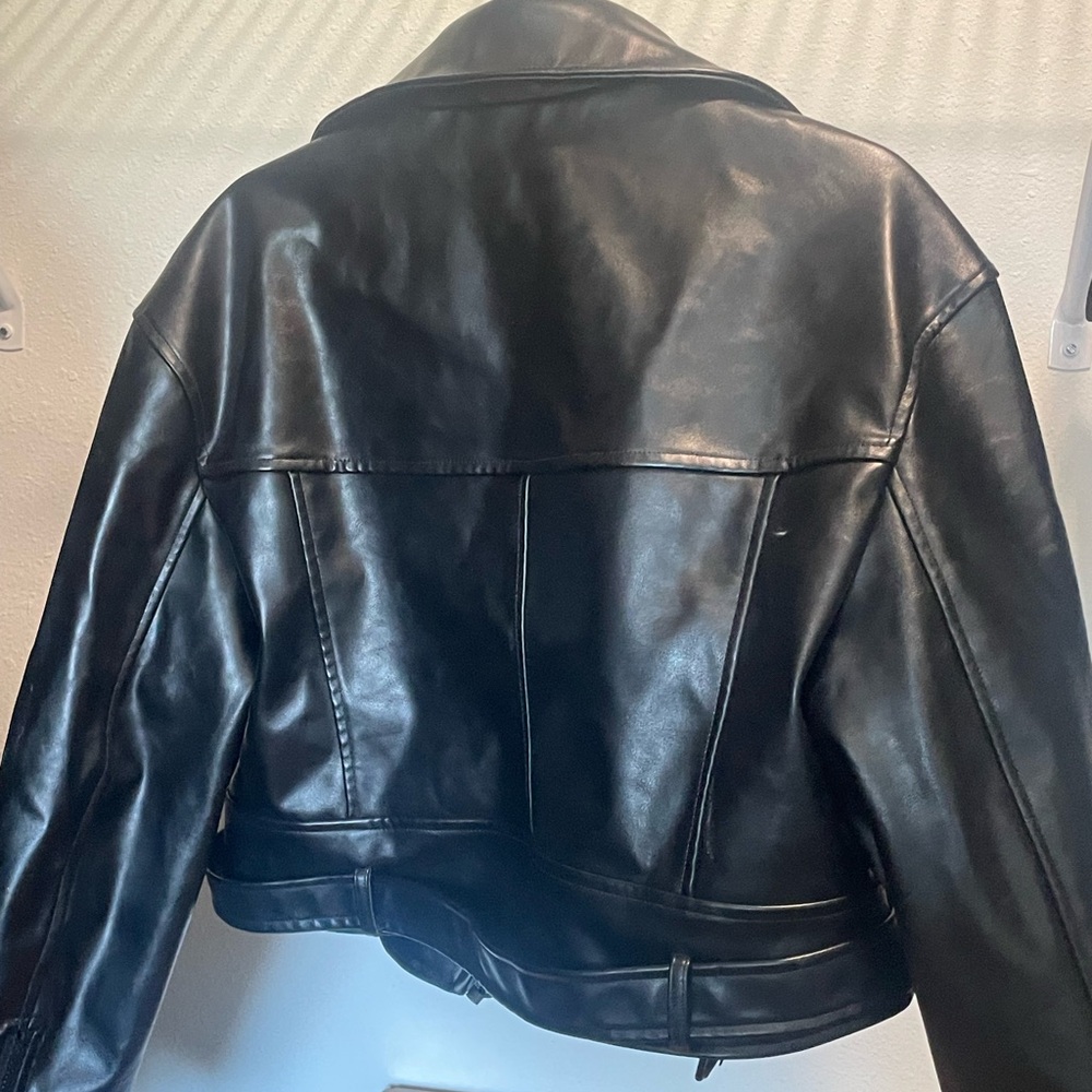 Princess Polly Vegan Leather Jacket - Picture 3 of 4